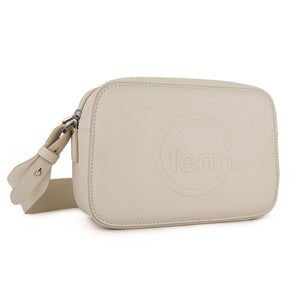 Fenn Collection - Cross Body Off White With Silver Zip