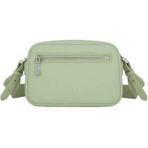 Fenn Collection - Cross Body Pastel Green With Silver Zip