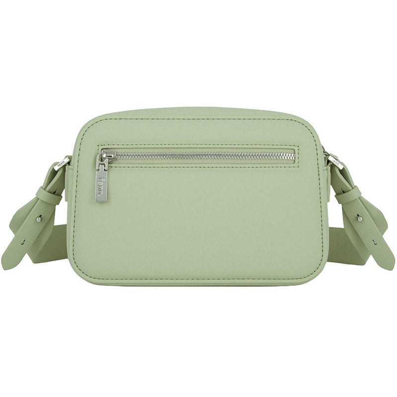 Fenn Collection - Cross Body Pastel Green With Silver Zip
