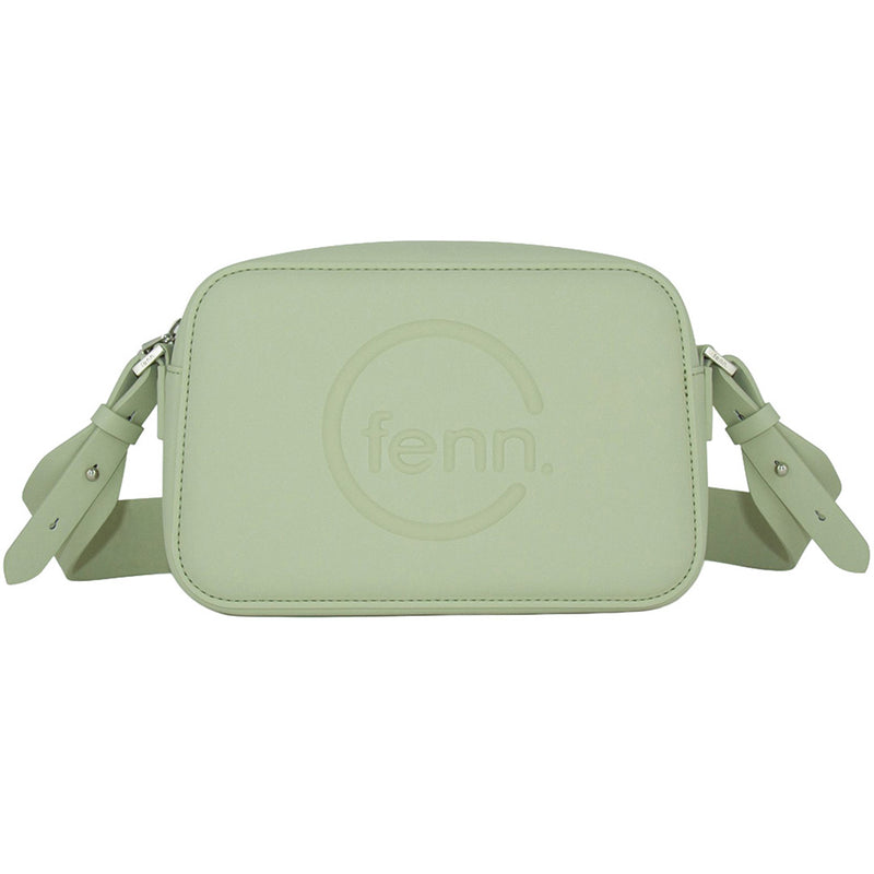 Fenn Collection - Cross Body Pastel Green With Silver Zip