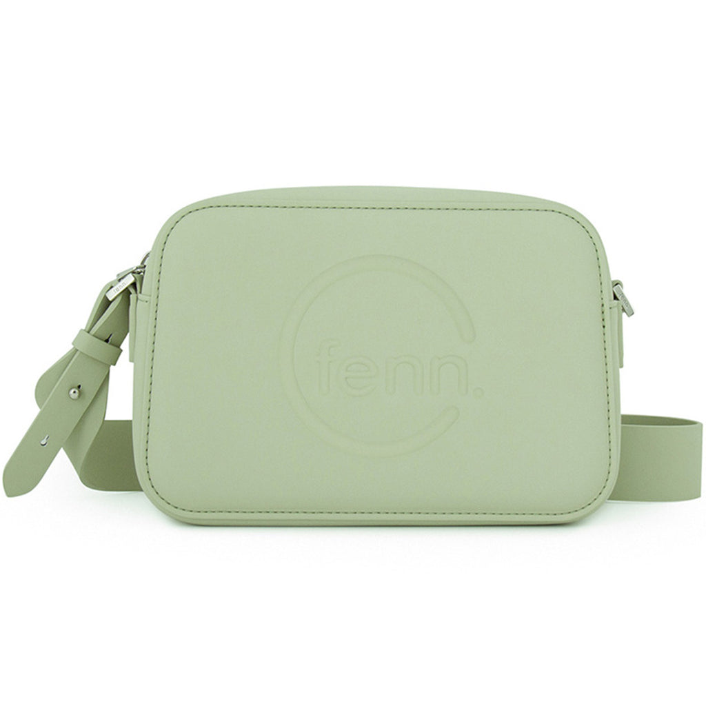 Fenn Collection - Cross Body Pastel Green With Silver Zip