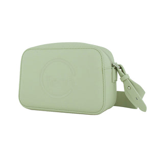 Fenn Collection - Cross Body Pastel Green With Silver Zip
