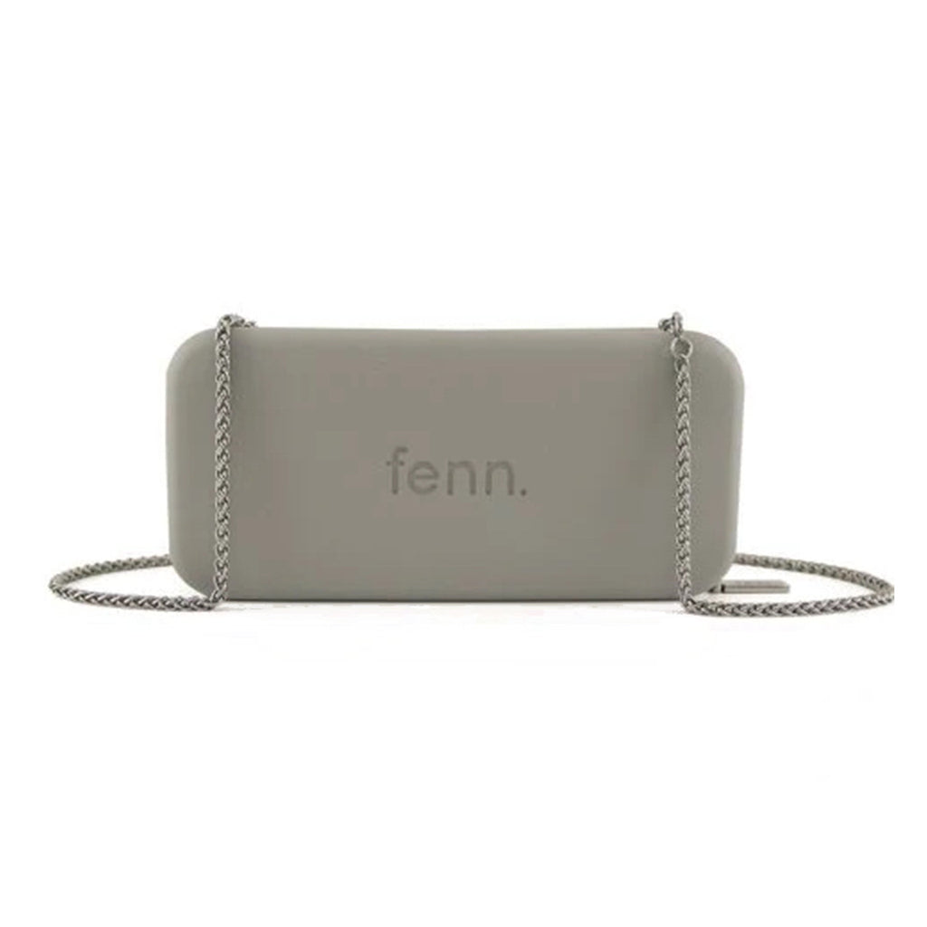 Fenn Collection - New Grey Wallet With Silver Zip And Chain