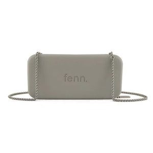 Fenn Collection - New Grey Wallet With Silver Zip And Chain