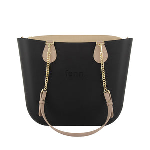 Fenn Collection - Original Black Light Stone Handbag Medium