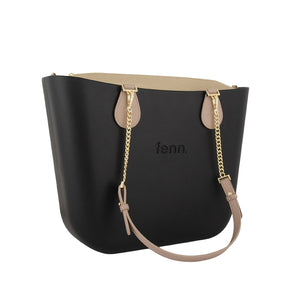 Fenn Collection - Original Black Light Stone Handbag Medium