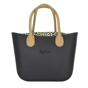Fenn Collection - Original Black Light Tan Handbag Medium