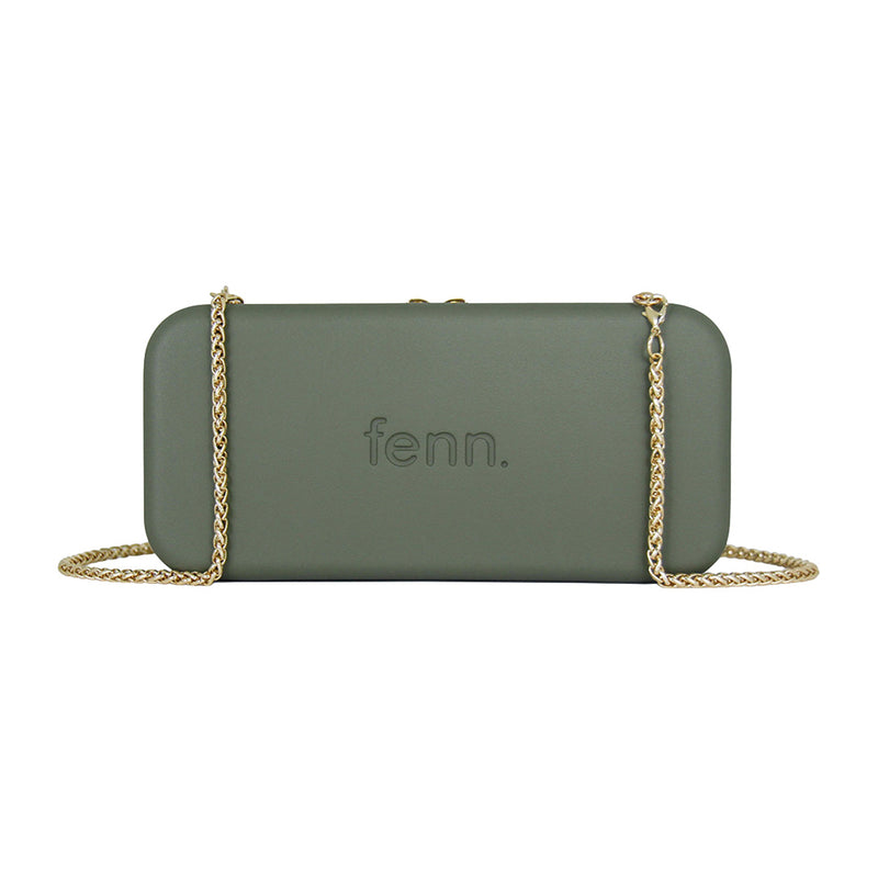 Fenn Collection - Chain Wallet Watercress With Gold Zip