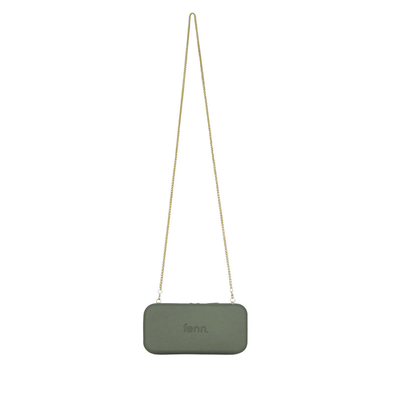 Fenn Collection - Chain Wallet Watercress With Gold Zip