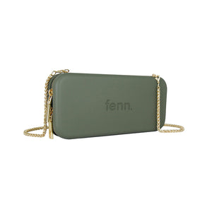 Fenn Collection - Chain Wallet Watercress With Gold Zip