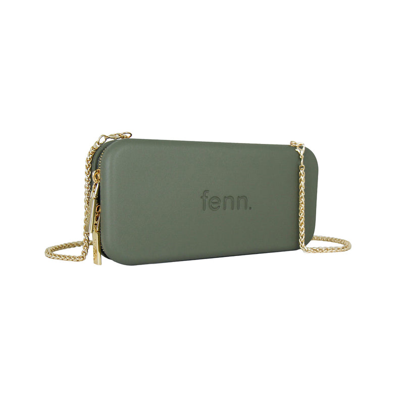 Fenn Collection - Chain Wallet Watercress With Gold Zip