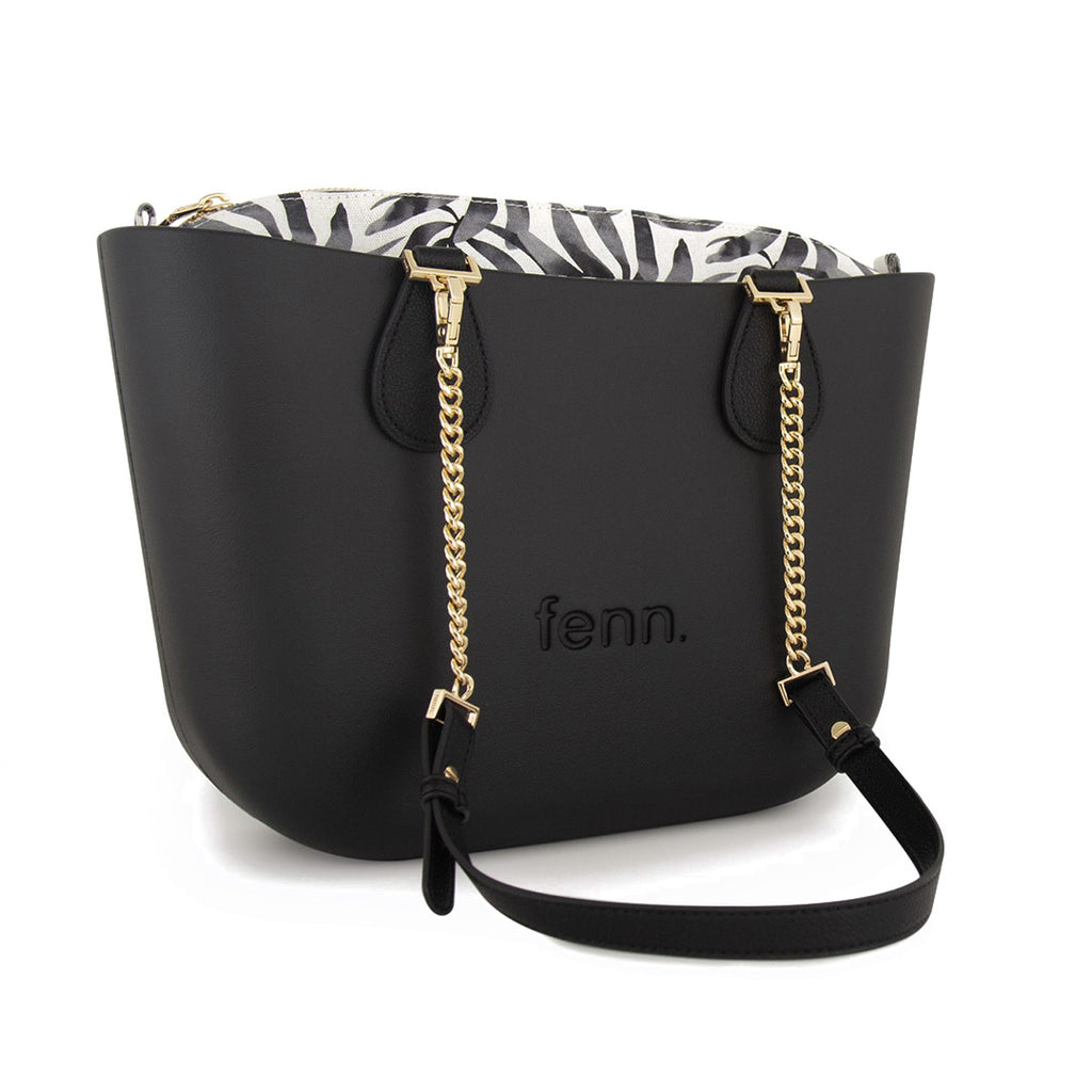 Fenn Collection - Petite Black Tote Handbag Medium