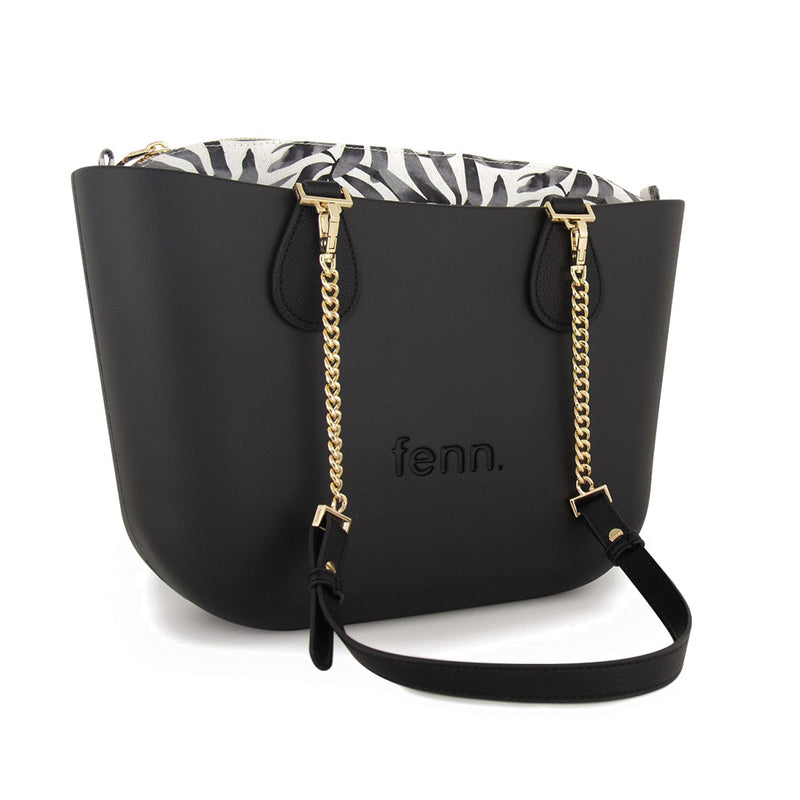 Fenn Collection - Petite Black Tote Handbag Medium