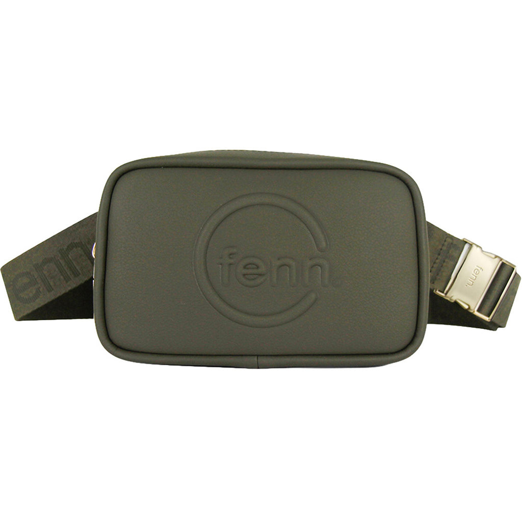 Fenn Collection - Pouch Canvas Strap Army Green Gold Zip