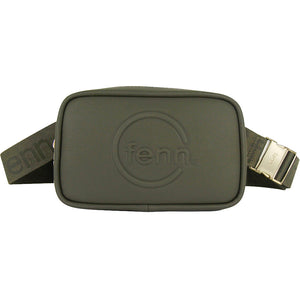 Fenn Collection - Pouch Canvas Strap Army Green Gold Zip