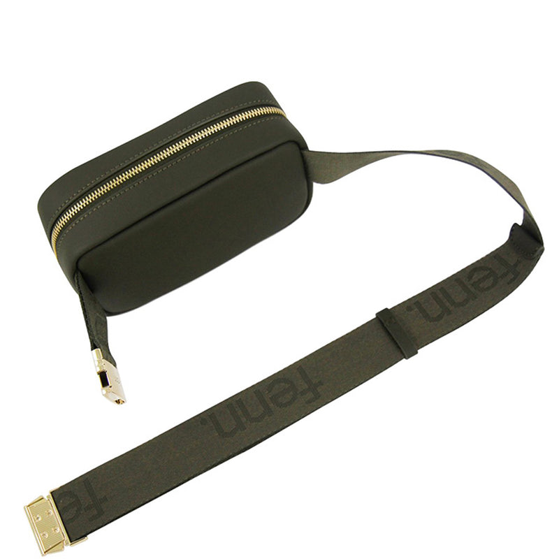 Fenn Collection - Pouch Canvas Strap Army Green Gold Zip