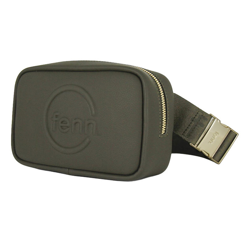 Fenn Collection - Pouch Canvas Strap Army Green Gold Zip