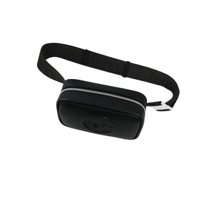 Fenn Collection - Pouch Canvas Strap Black Silver Zip