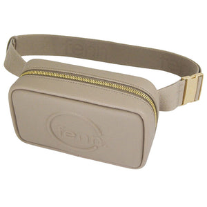 Fenn Collection - Pouch Canvas Strap Stone Sand Gold Zip