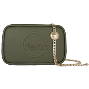 Fenn Collection - Pouch Chain Cross Body Bag Women Army Green