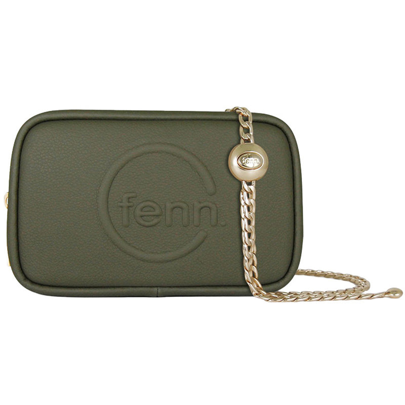 Fenn Collection - Pouch Chain Cross Body Bag Women Army Green