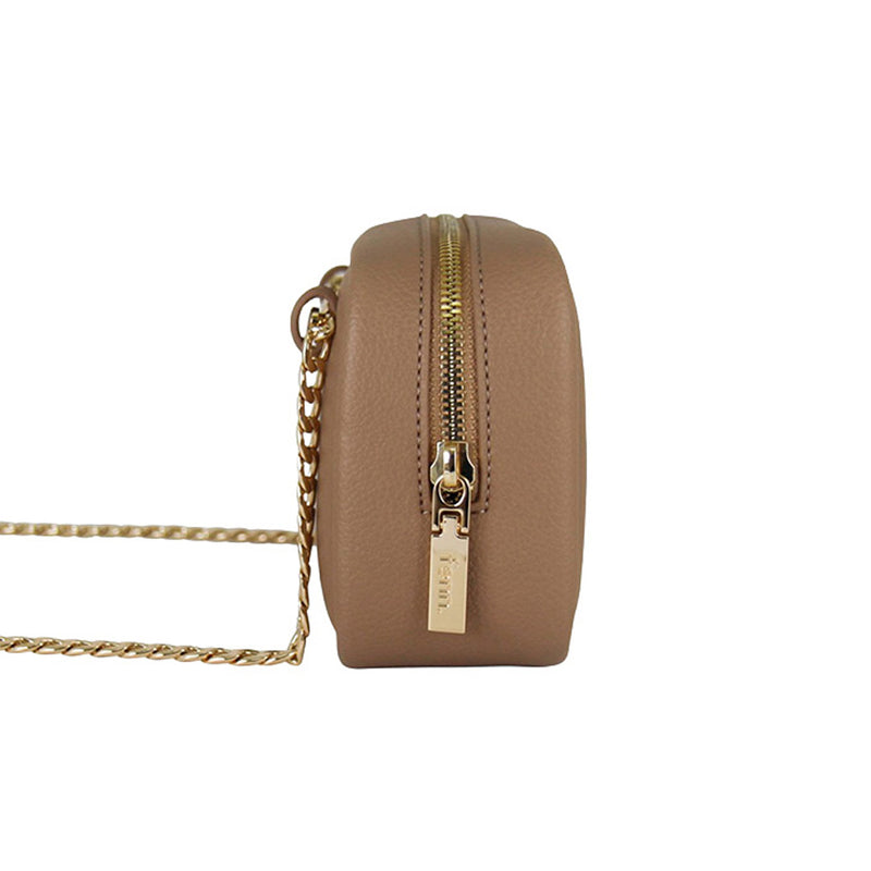 Fenn Collection - Pouch Chain Cross Body Bag Women Cappuccino