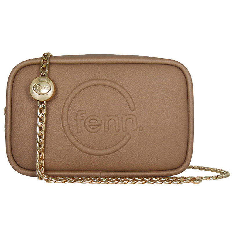 Fenn Collection - Pouch Chain Cross Body Bag Women Cappuccino