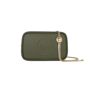 Fenn Collection - Pouch Chain Cross Body Bag Women Army Green