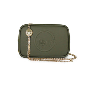 Fenn Collection - Pouch Chain Cross Body Bag Women Army Green