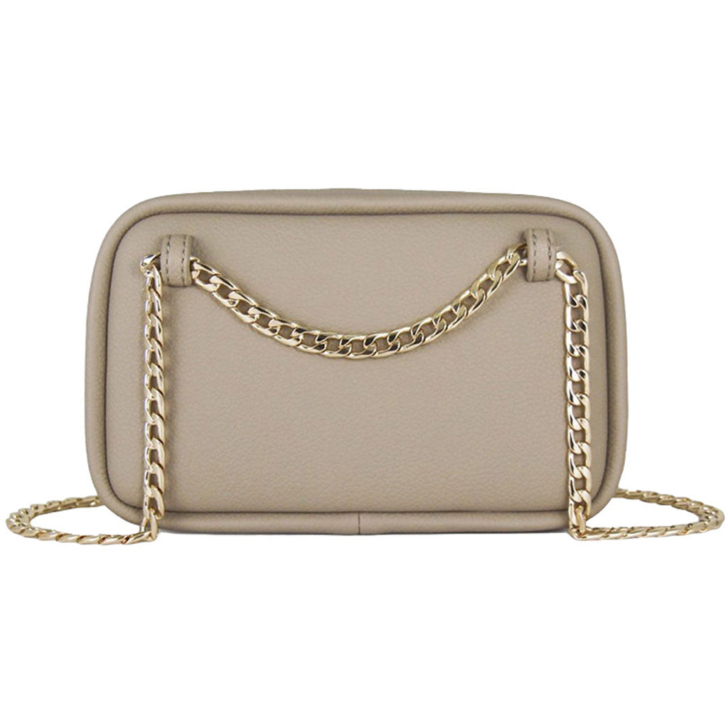 Fenn Collection - Pouch Chain Cross Body Bag Women Stone Sand