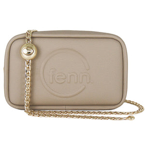 Fenn Collection - Pouch Chain Cross Body Bag Women Stone Sand