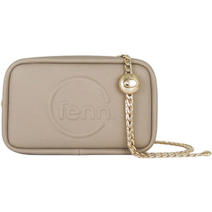 Fenn Collection - Pouch Chain Cross Body Bag Women Stone Sand