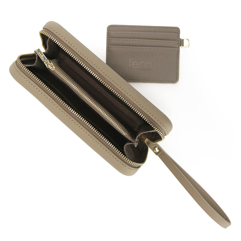 Fenn Collection - Stone Strap Wallet with Gold Zip