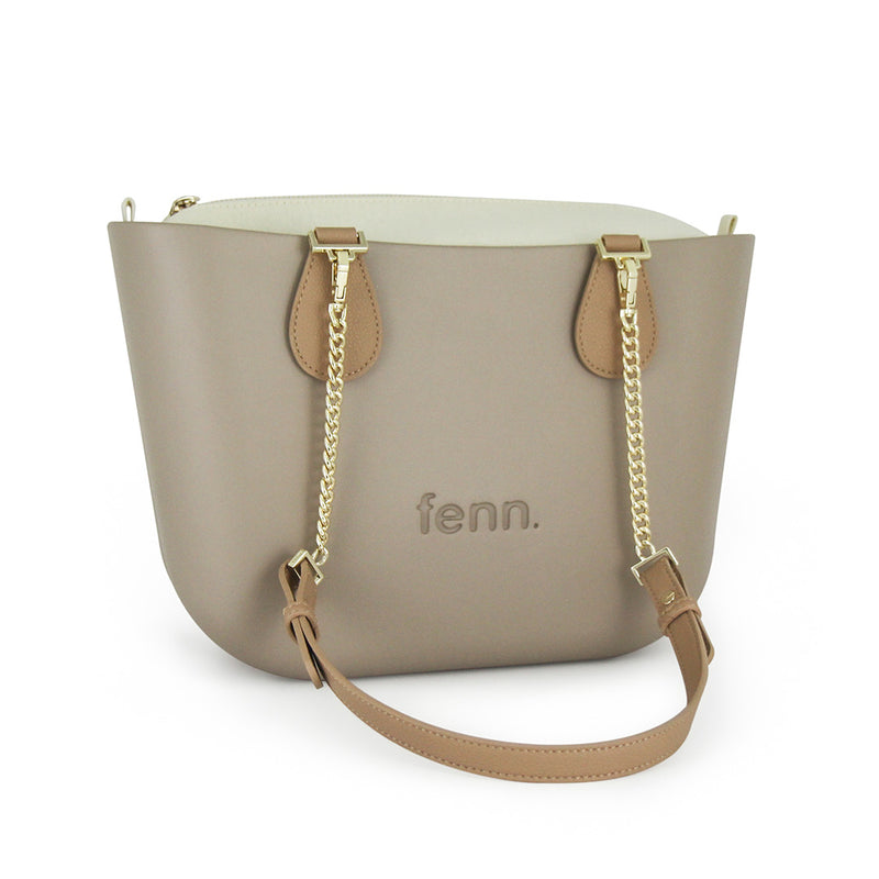 Fenn Collection - Stone Tote Handbag Medium With Chain