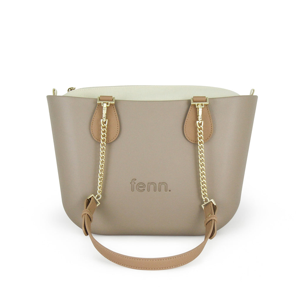 Fenn Collection - Stone Tote Handbag Medium With Chain