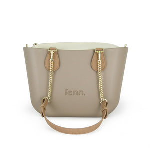 Fenn Collection - Stone Tote Handbag Medium With Chain