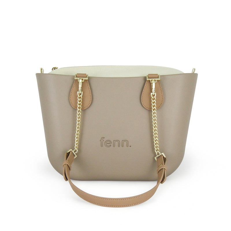 Fenn Collection - Stone Tote Handbag Medium With Chain