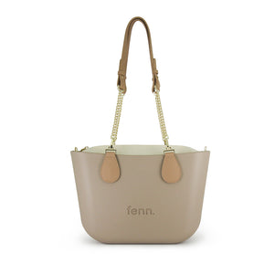 Fenn Collection - Stone Tote Handbag Medium With Chain