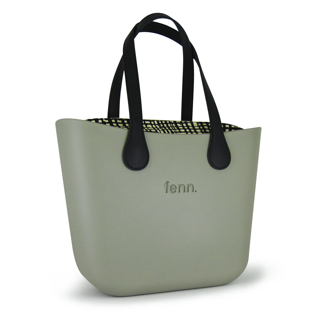 Fenn Collection - Original Watercress Tote Handbag Large Black Handles