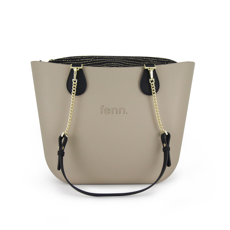 Fenn Collection - Original Stone Large Tote Handbag With Chain