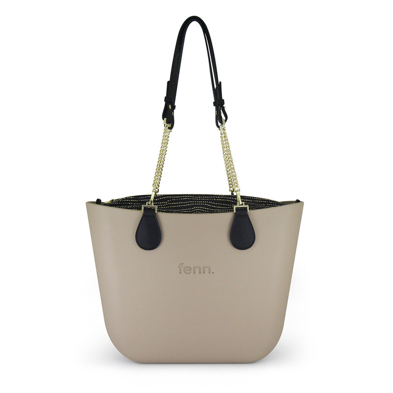 Fenn Collection - Original Stone Large Tote Handbag With Chain