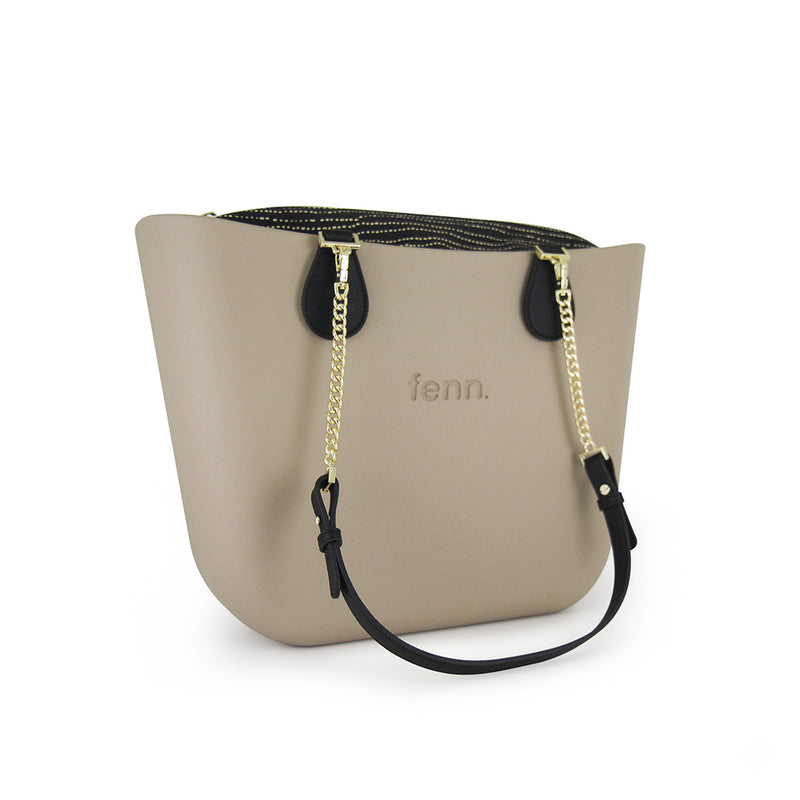 Fenn Collection - Original Stone Large Tote Handbag With Chain