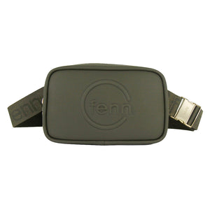 Fenn Collection - Pouch Canvas Strap Army Green Gold Zip