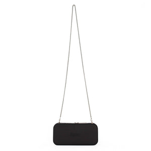 Fenn Collection - Black Wallet With Silver Zip And Chain