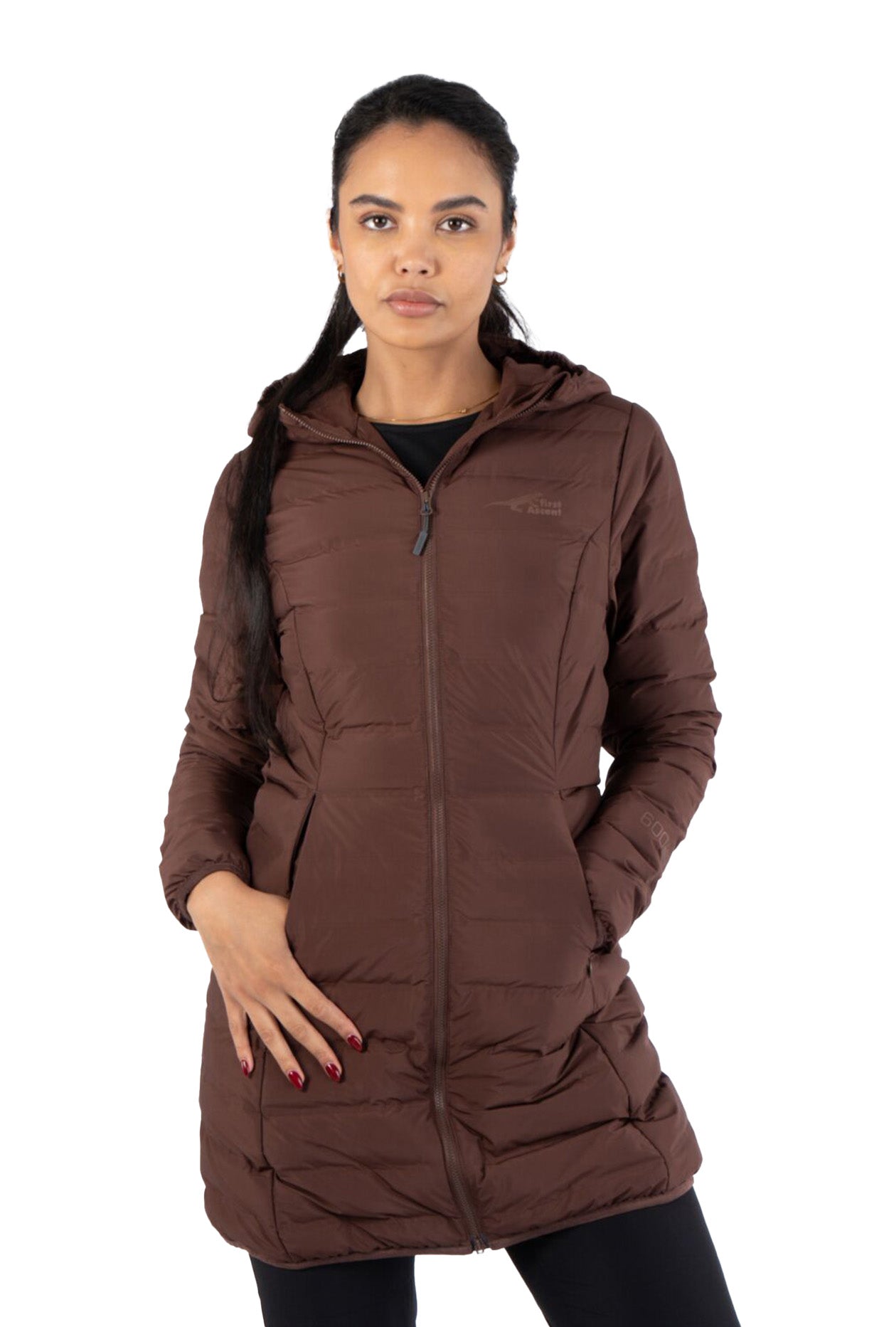 First Ascent Downtown Seal Hooded Parka Jacket - Krystal Waters