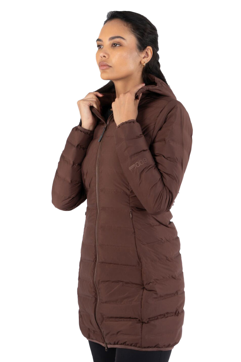First Ascent - Downtown Seal Hooded Parka Jacket Brown