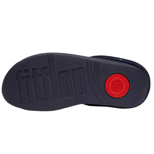 FitFlop - Fino Crystal Cord Leather Womens Midnight Navy