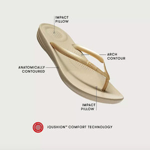 FitFlop - iQuishion Ergonomic Flip Flop Womens Urban White