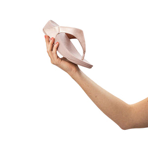 FitFlop - Lulu Leather Sandal Womens Rose Gold