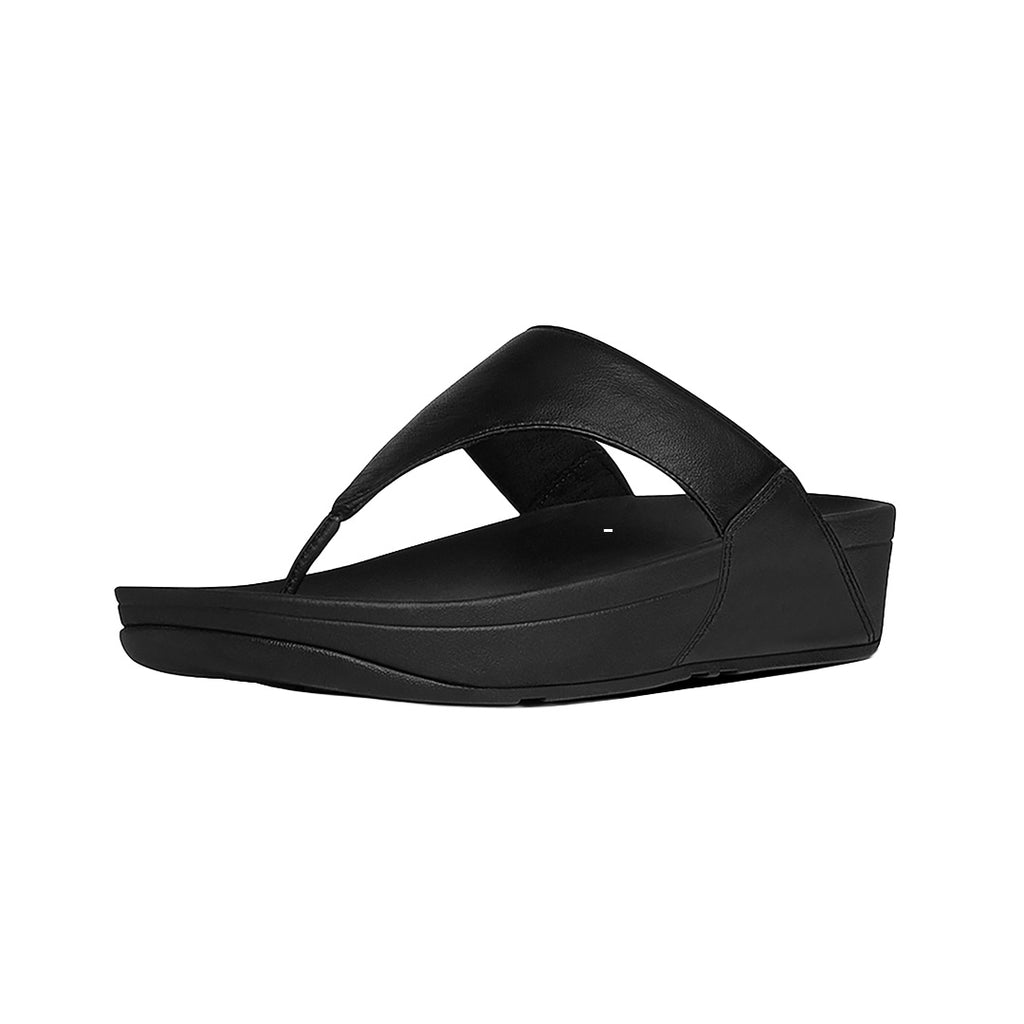 FitFlop - Lulu Leather Sandal Womens Black
